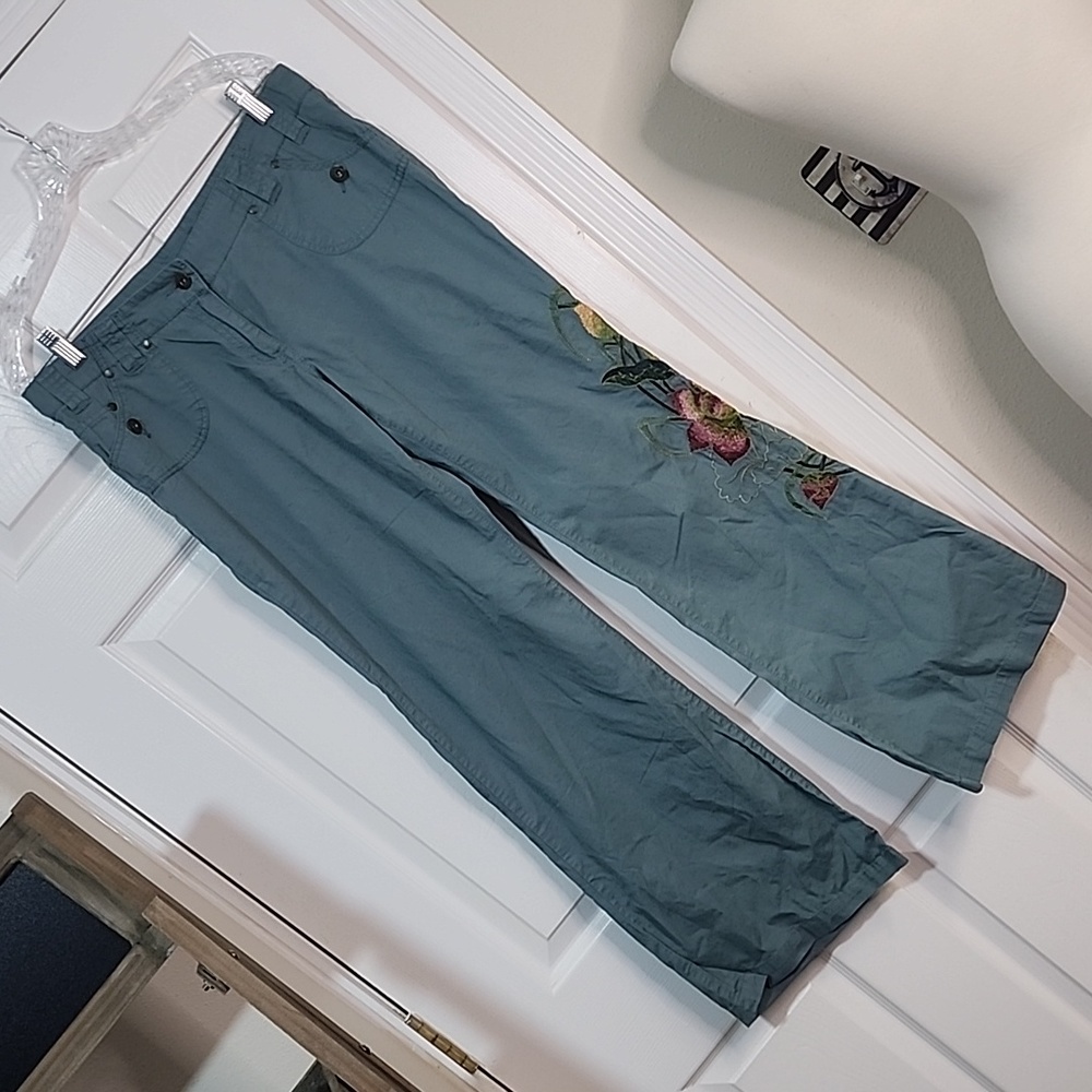 By Deep Los Angeles embroidered cotton pants - Picture 3 of 7
